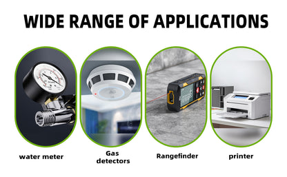 EnerC CR123A Type-C Rechargeable Lithium-Ion Battery – 650mAh 2 pack