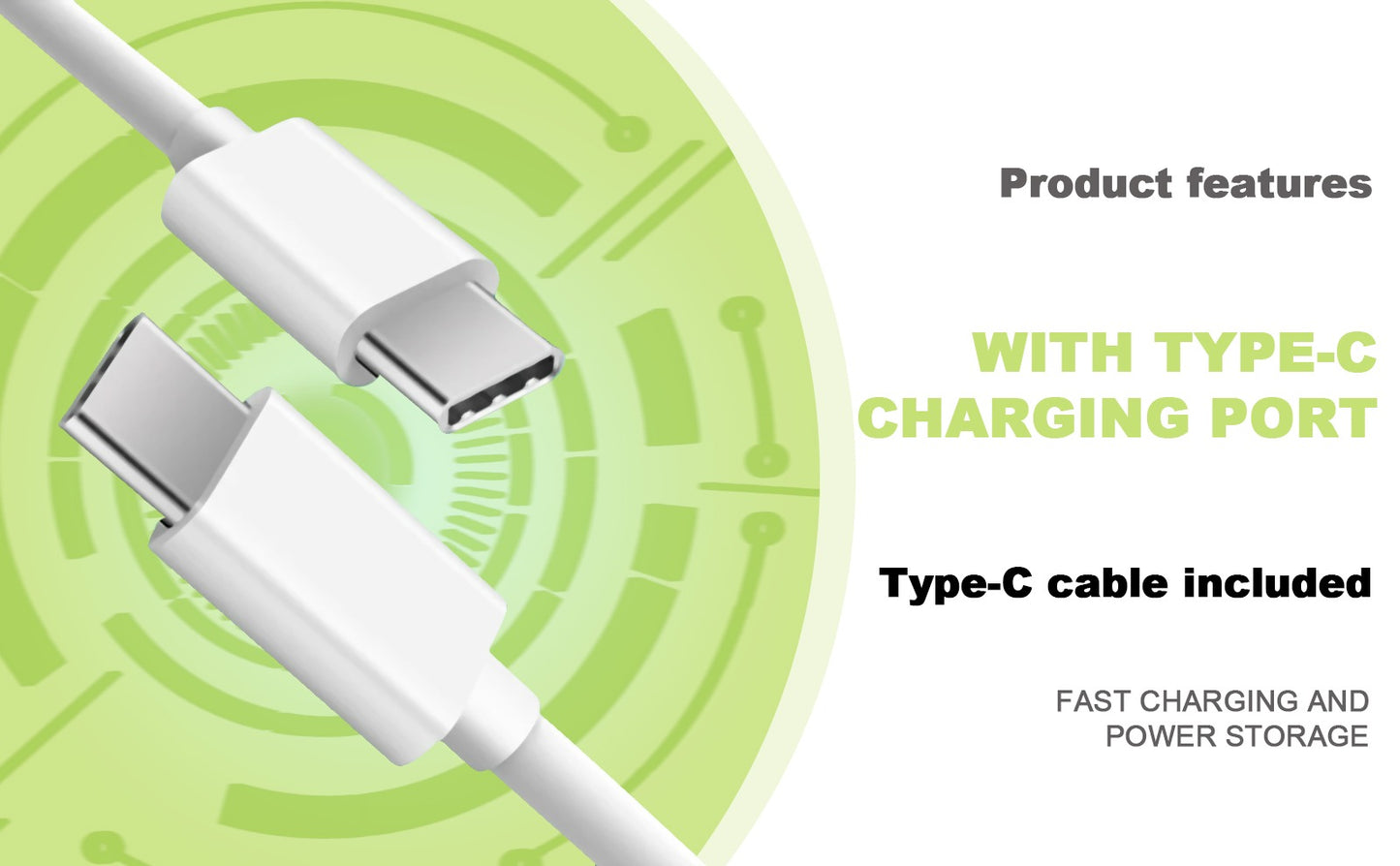EnerC AA Type-C Rechargeable Lithium-Ion Battery – 2000 mAh 4 Pack